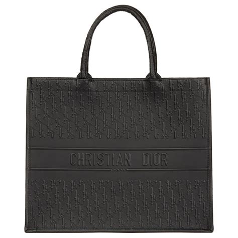 black dior tote|Dior book tote interior.